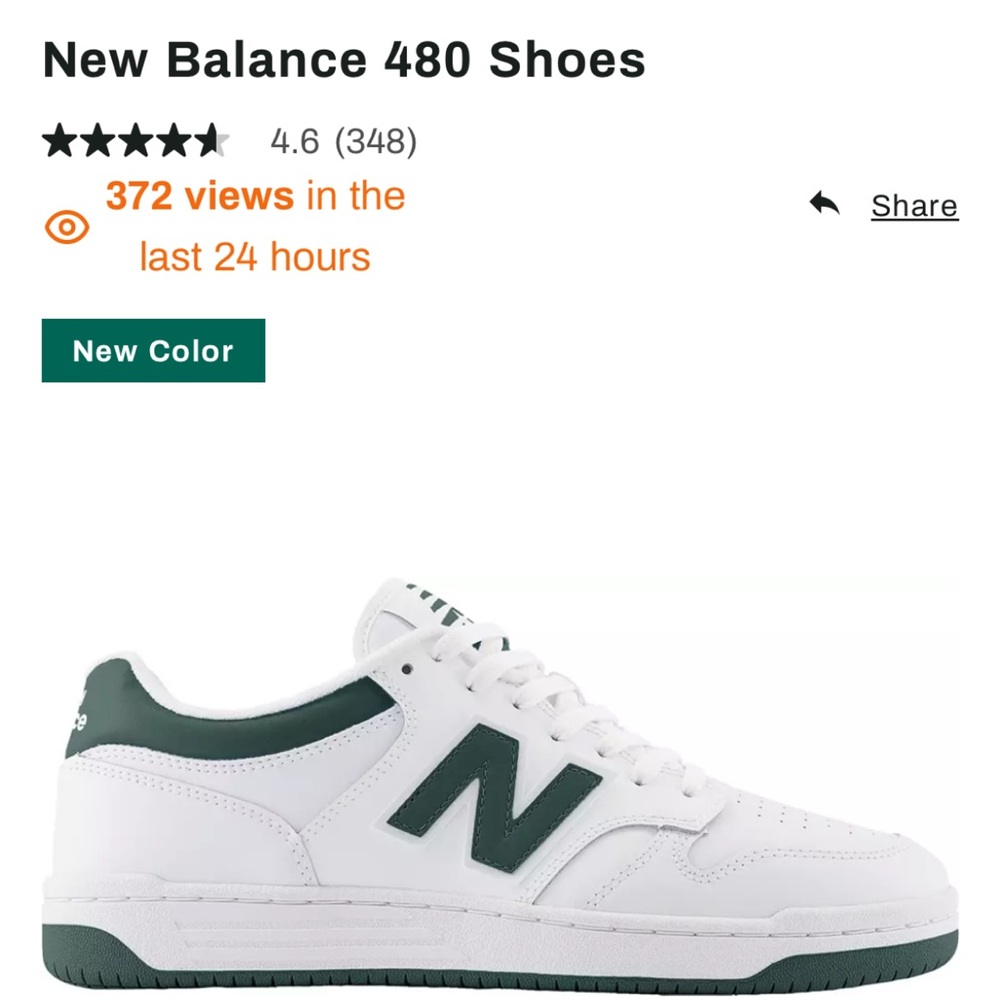 New Balance 480 - womens size 7